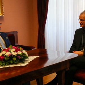 Nadbiskup Kutleša primio ministra Grlića Radmana